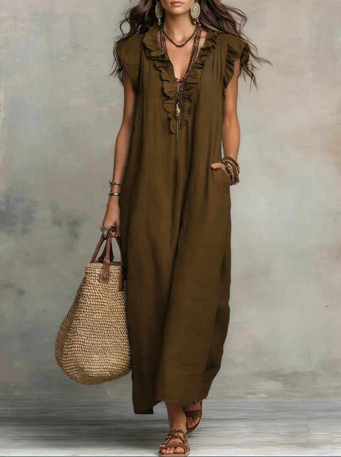 ROBE BOHÉMIENNE CHIC ET FLUIDE POUR FEMMES