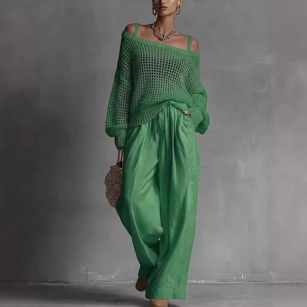 ENSEMBLE CHIC EN DEUX PIÈCES POUR FEMMES