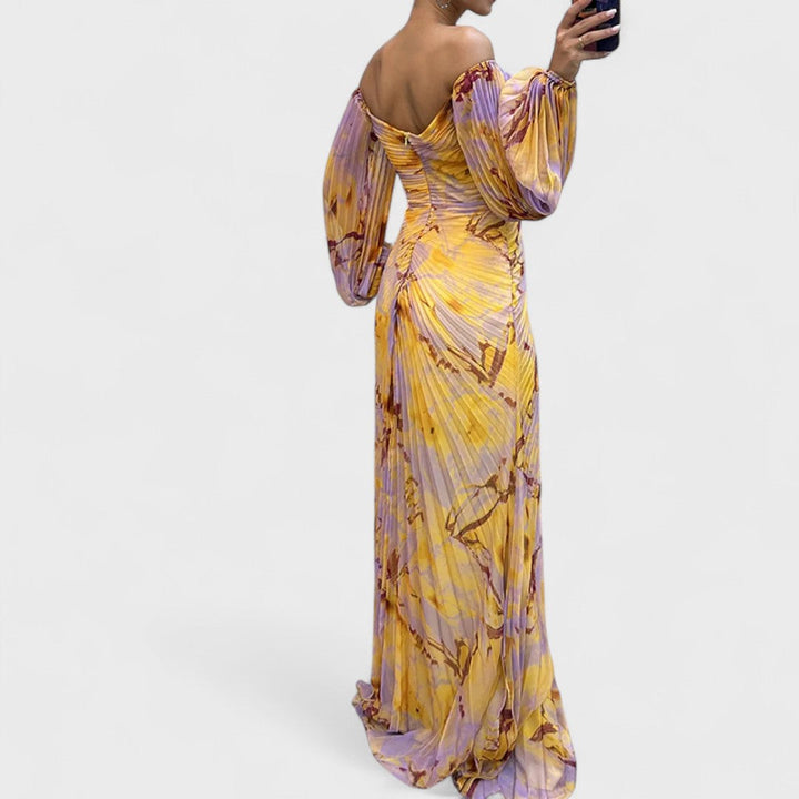 Kristine - Elegantní šaty s V výstřihem