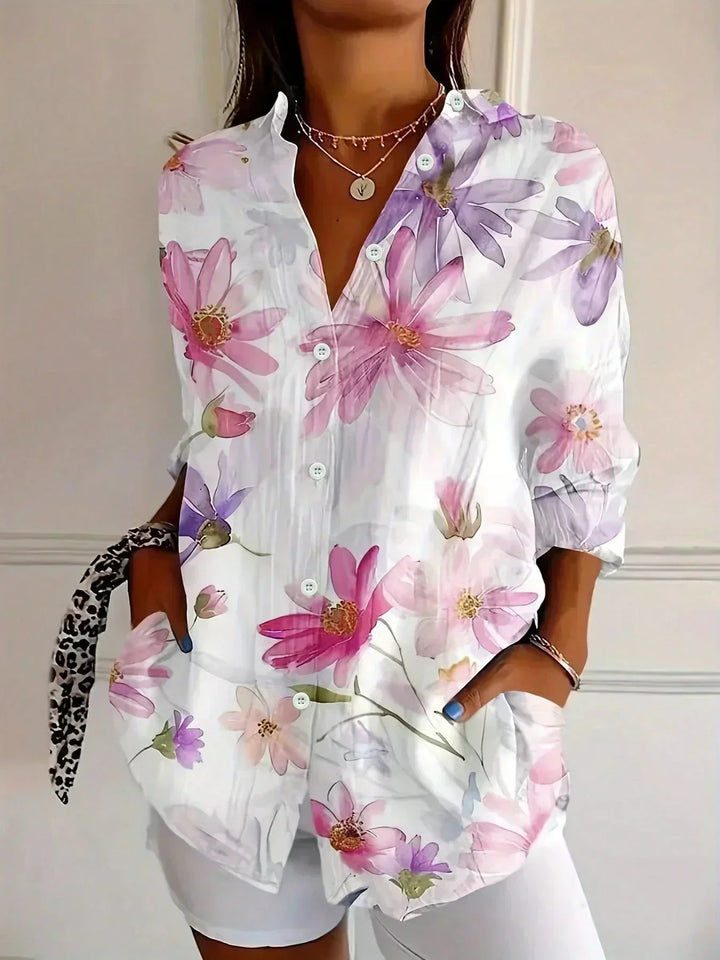BLOUSE IMPRIMÉE POUR FEMMES