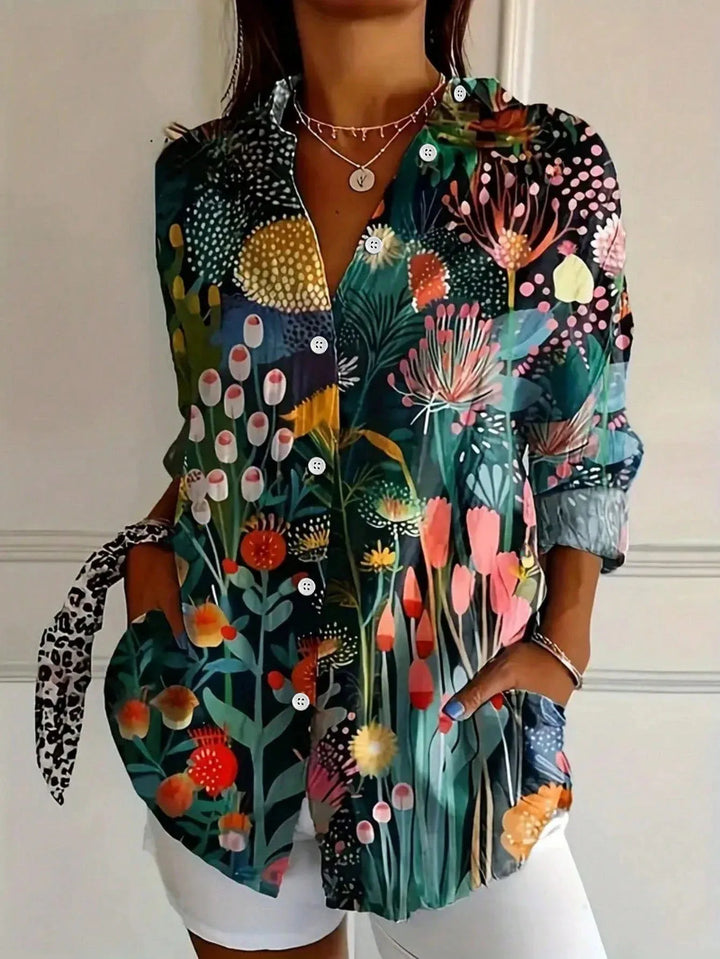 BLOUSE IMPRIMÉE POUR FEMMES