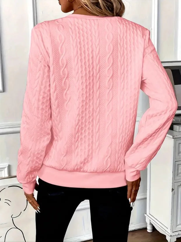 SWEAT ZIPPÉ TEXTURÉ POUR FEMMES