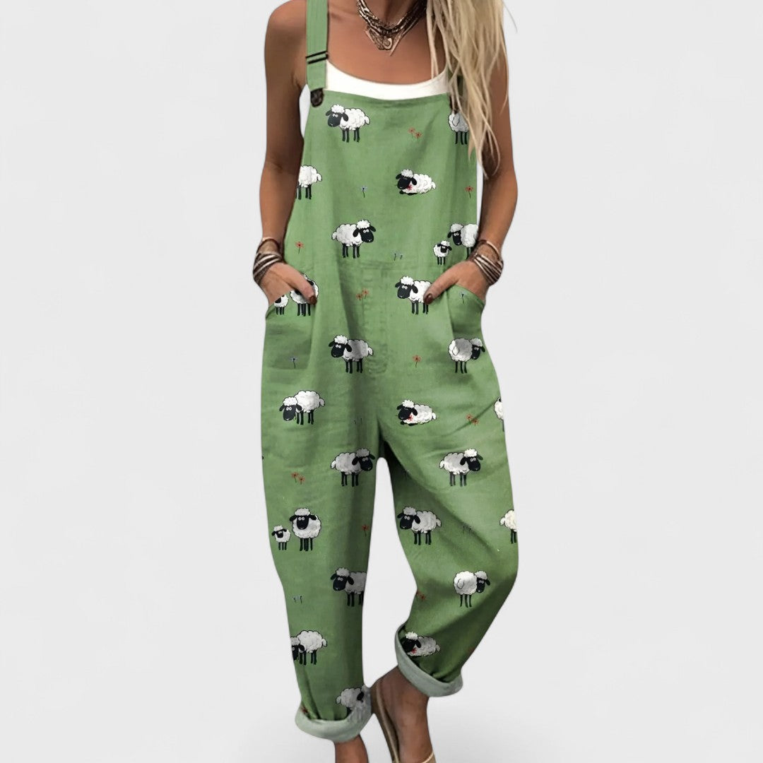 Anja - Pohodlný a elegantní overal volného střihu