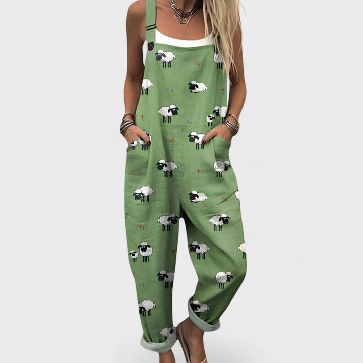 Anja - Pohodlný a elegantní overal volného střihu