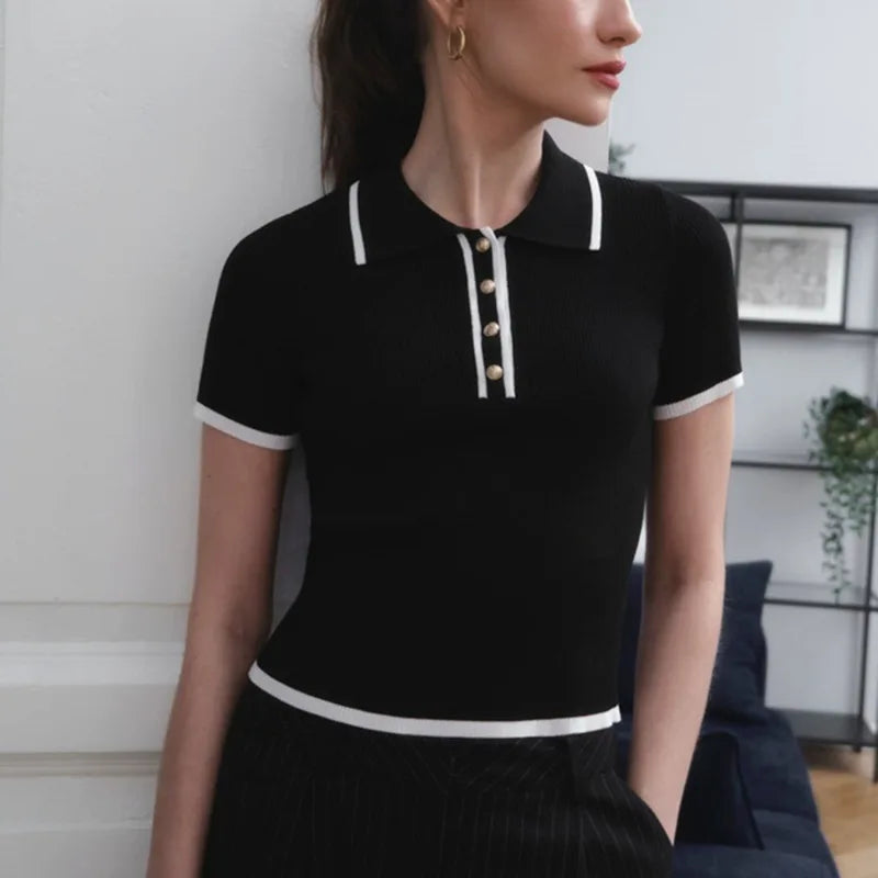 Pánské bavlněné polo tričko Linea Contour