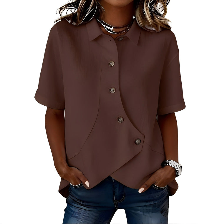 CHEMISE EN MELANGE DE LIN POUR FEMMES