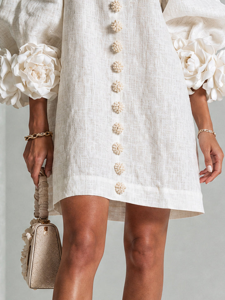 ROBE ÉLÉGANTE À MANCHES POUR FEMMES