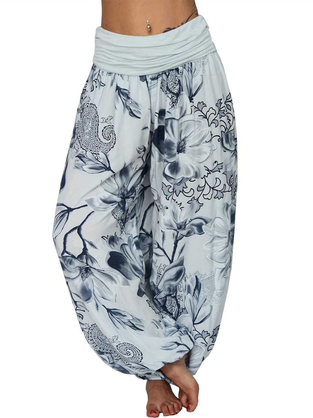 PANTALONS FLORAUX POUR FEMMES