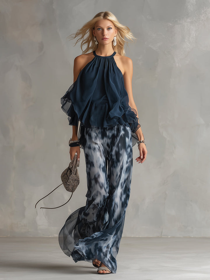 ENSEMBLE PANTALON FLUIDE POUR FEMMES