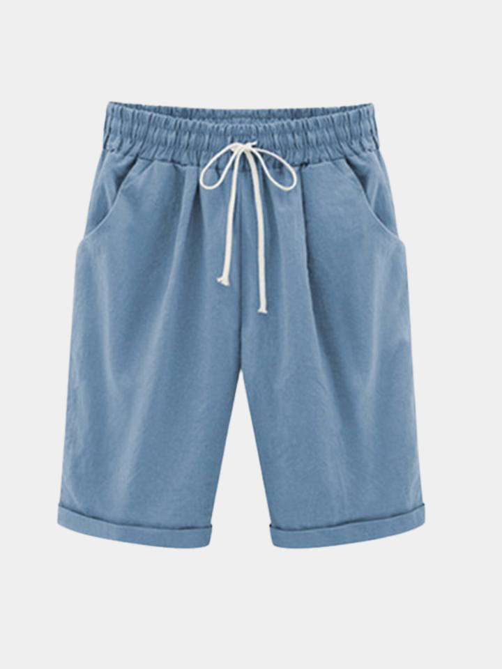 SHORT INTEMPOREL EN COTON POUR FEMME