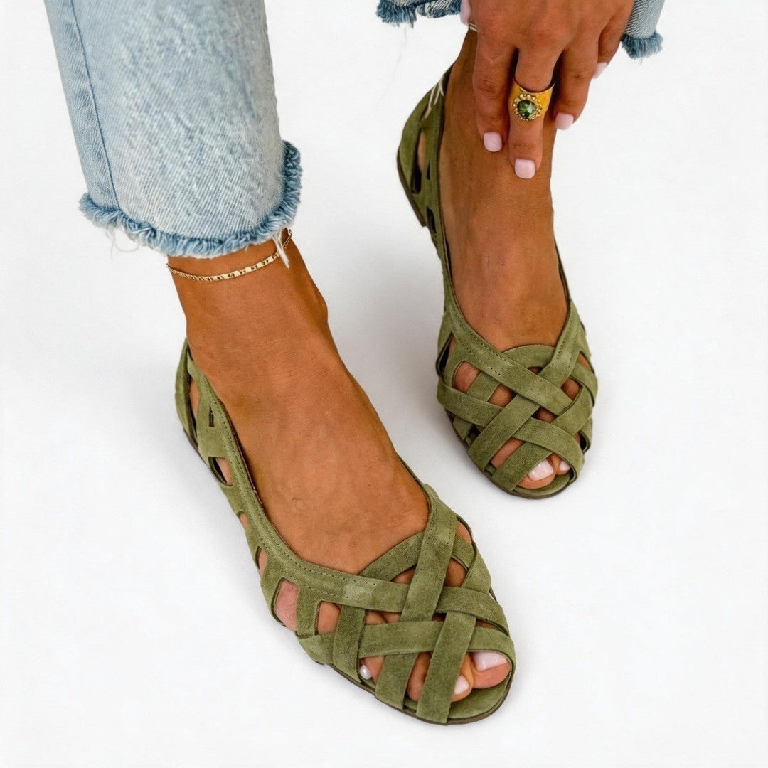 Sandra™ | Ballerines souples pour pieds larges