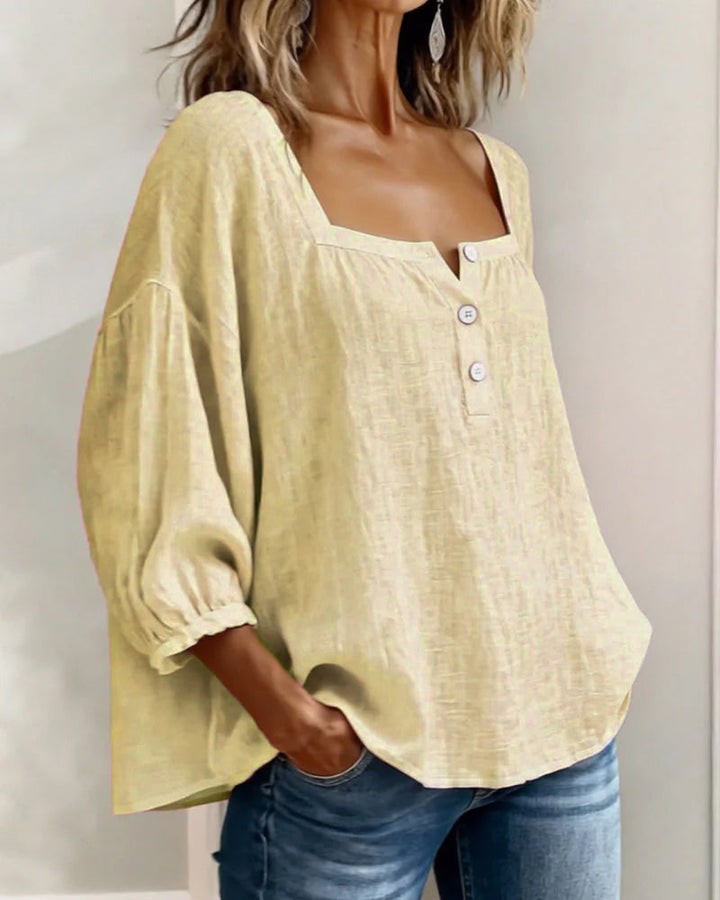 BLOUSE EN LIN POUR FEMME