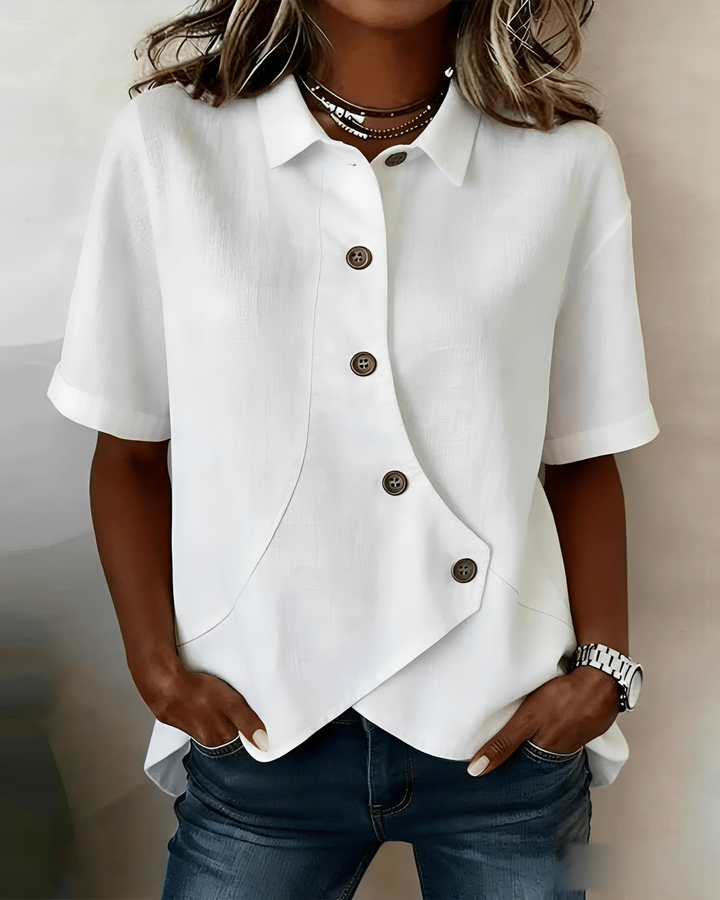 CHEMISE EN MELANGE DE LIN POUR FEMMES