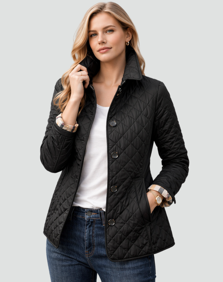 VESTE MATELASSÉE BOUTONNÉE POUR FEMMES