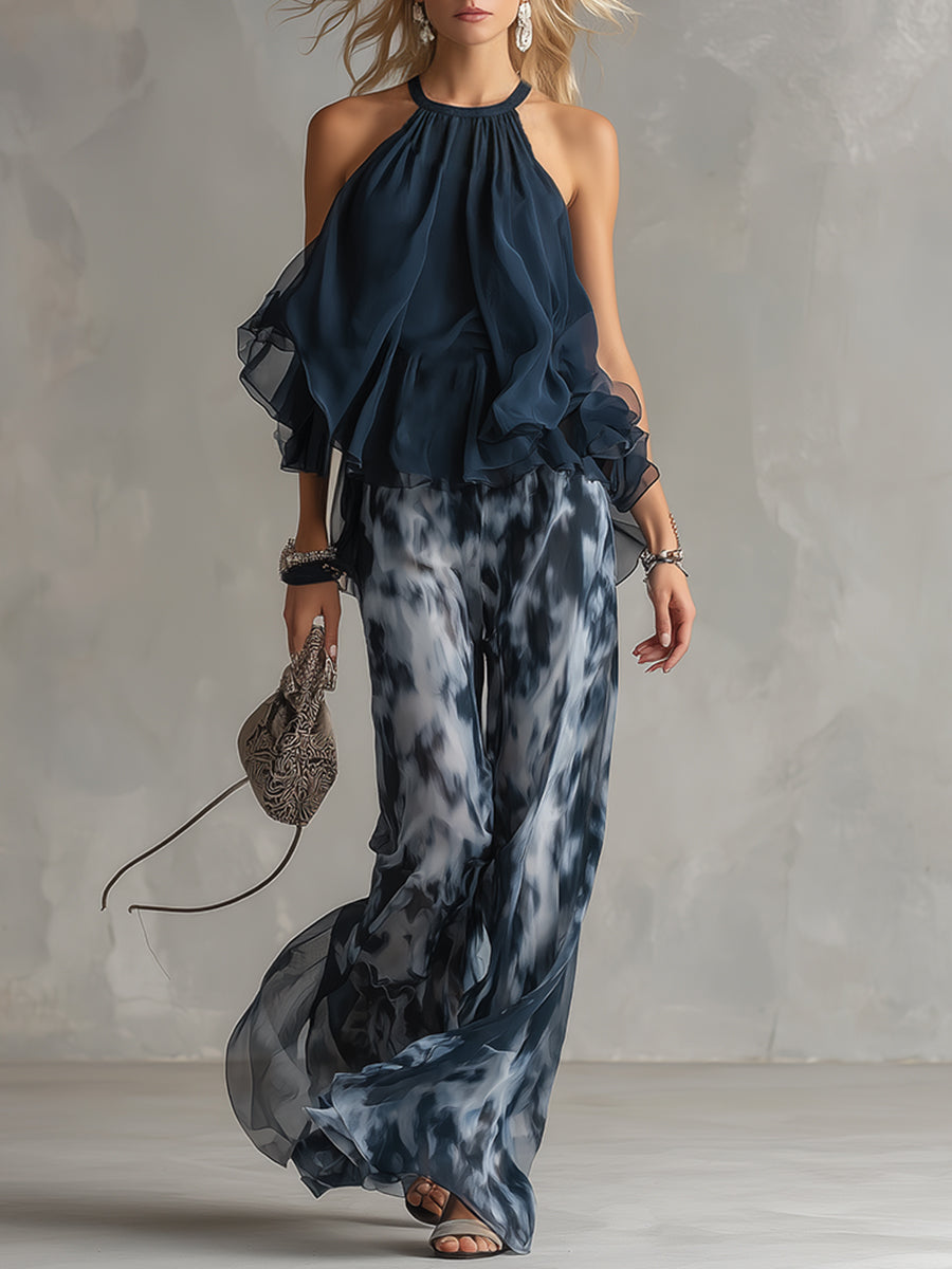 ENSEMBLE PANTALON FLUIDE POUR FEMMES