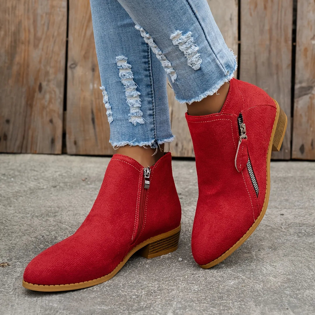 Marjorie™ | Bottines souples à talon stable