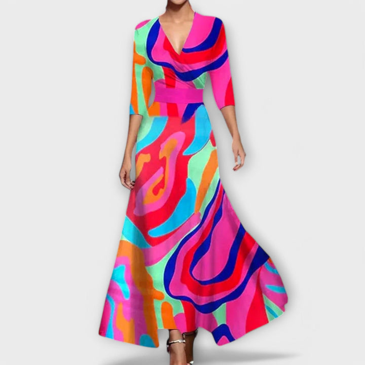 Alma - Elegantní dámské šaty s ramínkovým designem