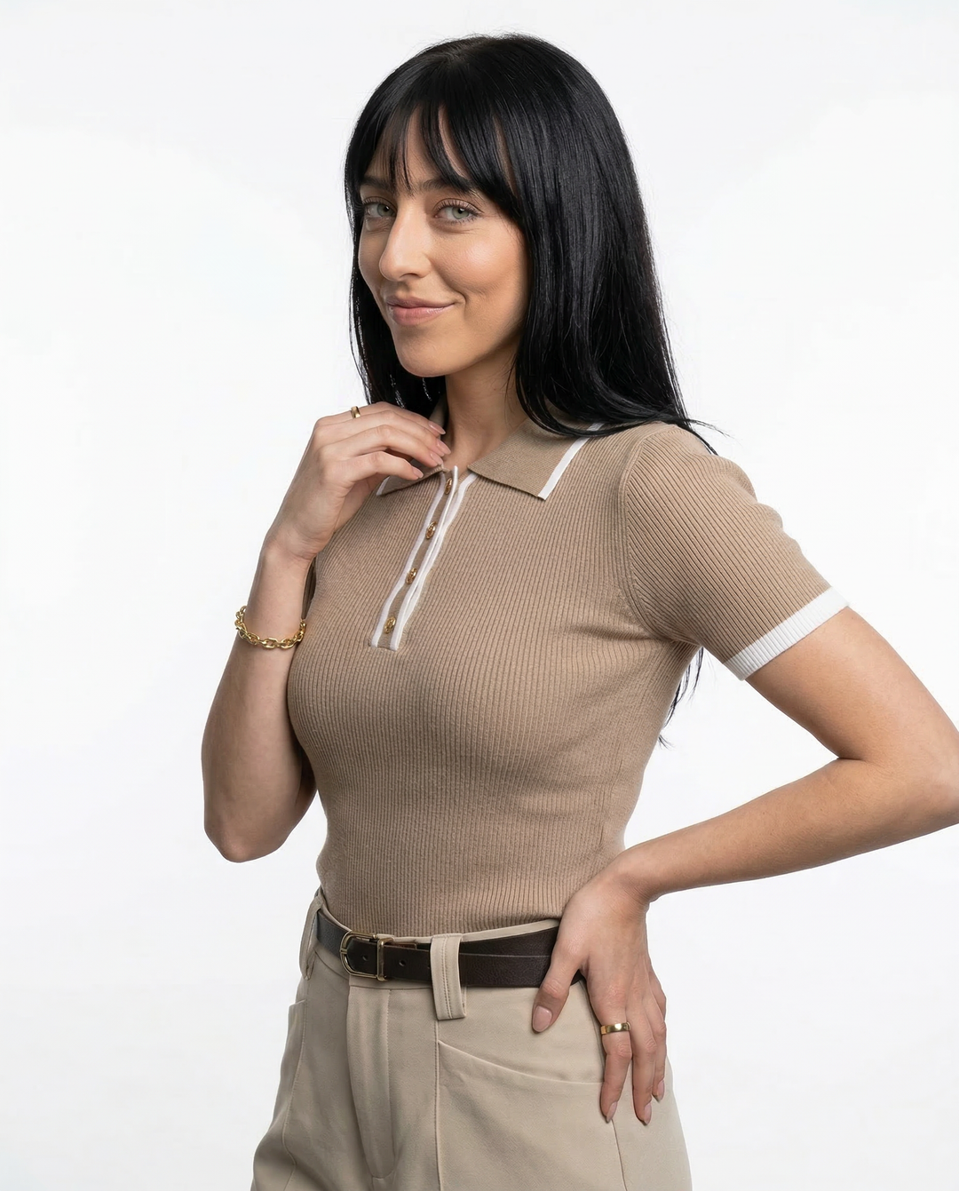 Pánské bavlněné polo tričko Linea Contour
