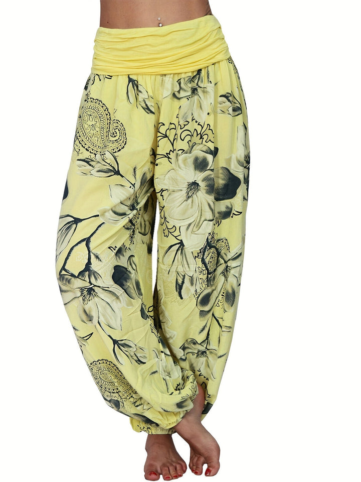 PANTALONS FLORAUX POUR FEMMES