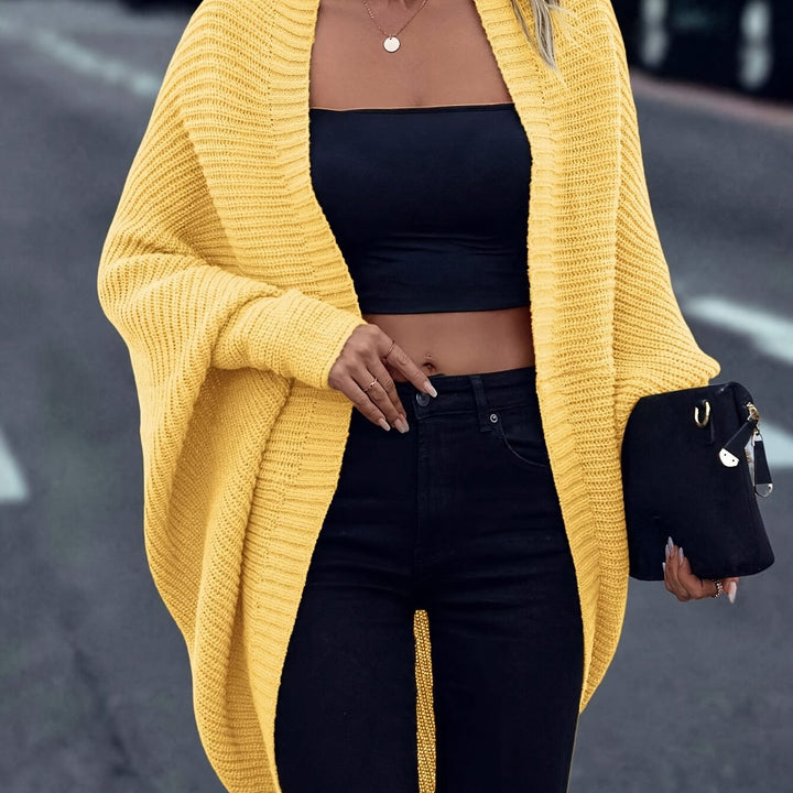 GILET EN TRICOT SURDIMENSIONNÉE POUR FEMMES