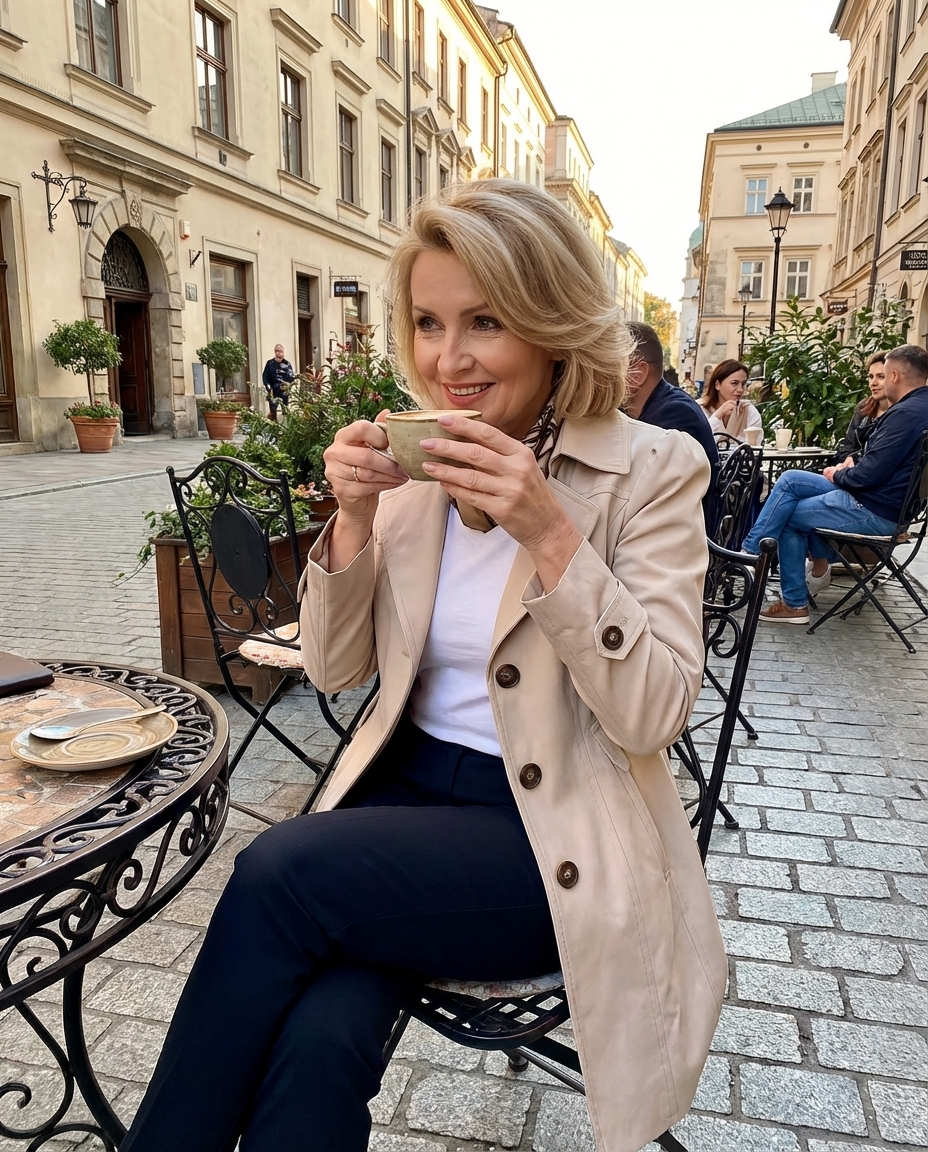 MANTEAU LONG ÉLÉGANT POUR FEMMES
