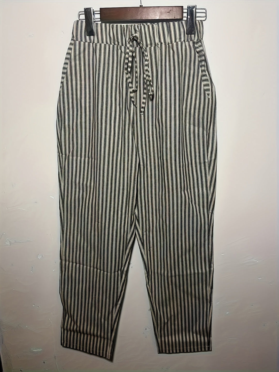 PANTALONS LARGES À RAYURES POUR FEMMES