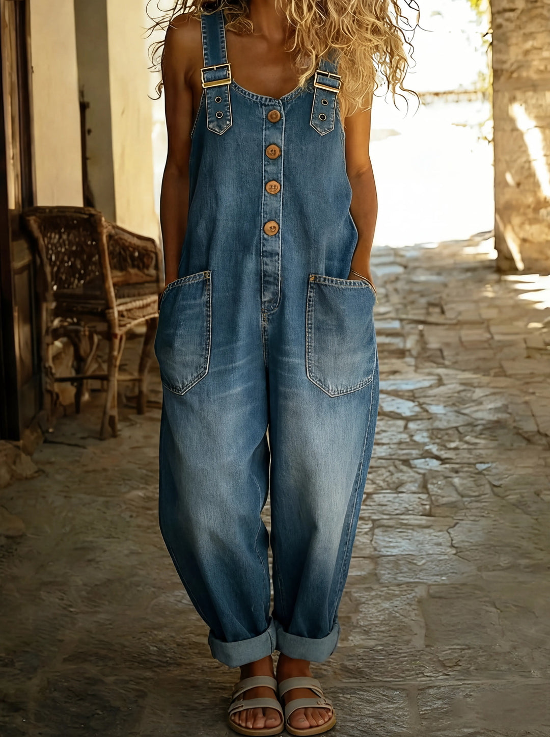 COMBINAISON EN JEAN POUR FEMME