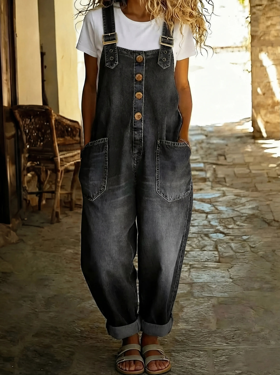 COMBINAISON EN JEAN POUR FEMME