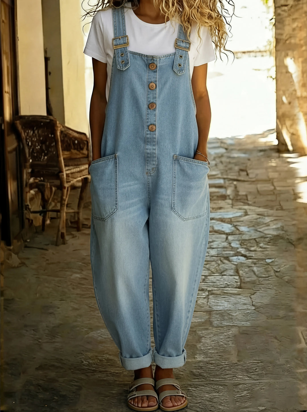 COMBINAISON EN JEAN POUR FEMME
