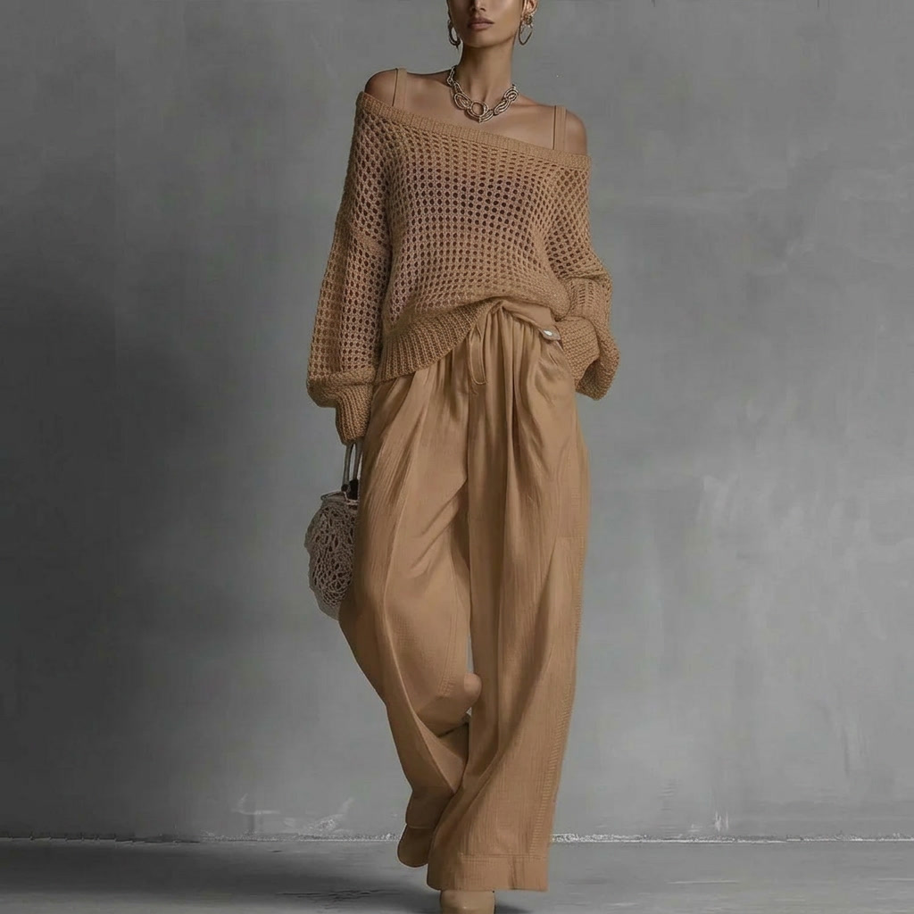 ENSEMBLE CHIC EN DEUX PIÈCES POUR FEMMES