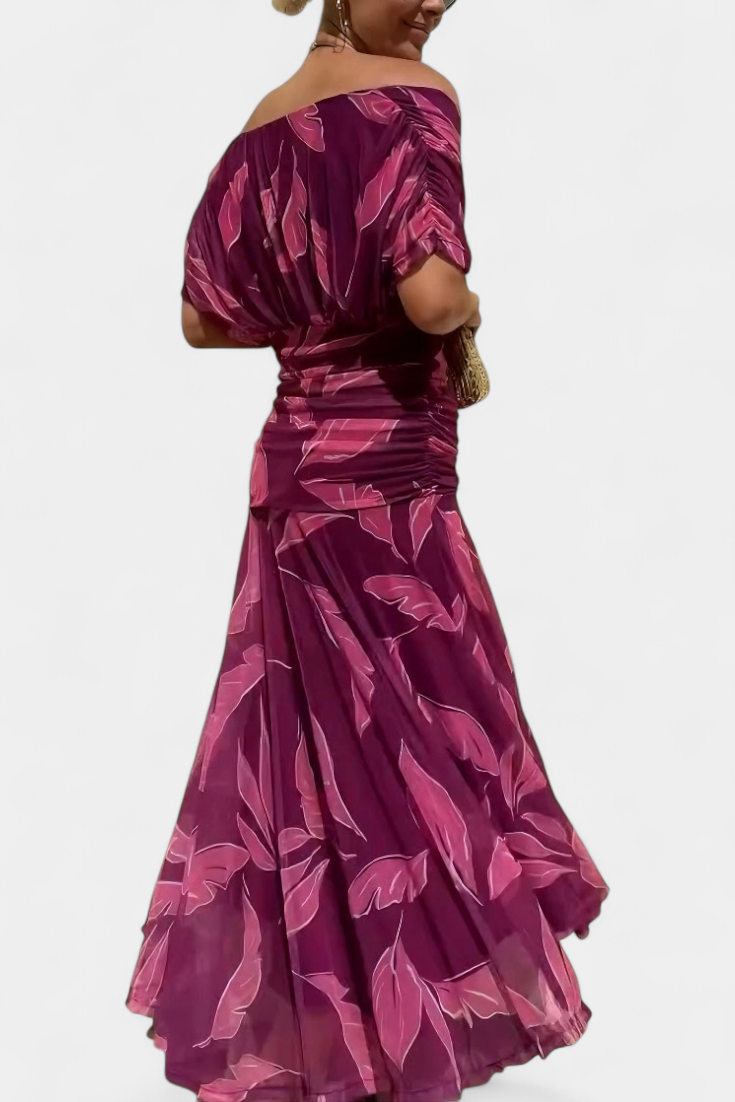 ROBE DRAPÉE ÉLÉGANTE POUR FEMMES