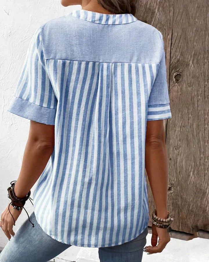 BLOUSE RAYÉE ÉLÉGANTE FOR WOMEN