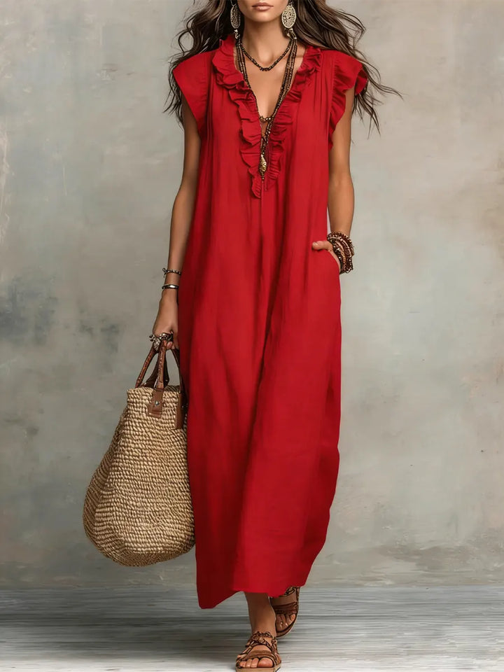 ROBE BOHÉMIENNE CHIC ET FLUIDE POUR FEMMES