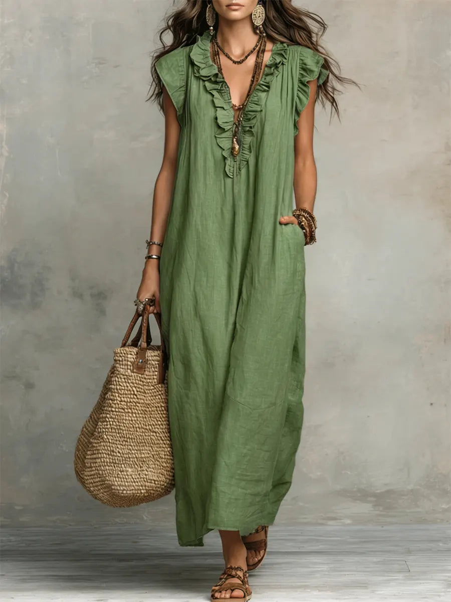 ROBE BOHÉMIENNE CHIC ET FLUIDE POUR FEMMES