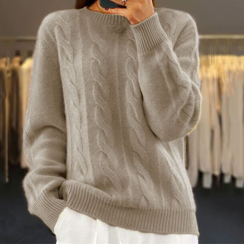 CLASSIQUE PULL CHAUD EN POUR FEMMES
