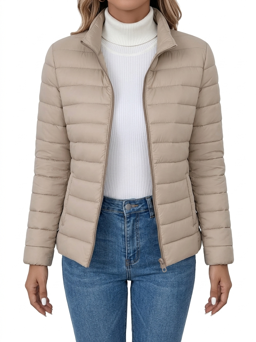 VESTE MATELASSÉE DE PRINTEMPS POUR FEMMES