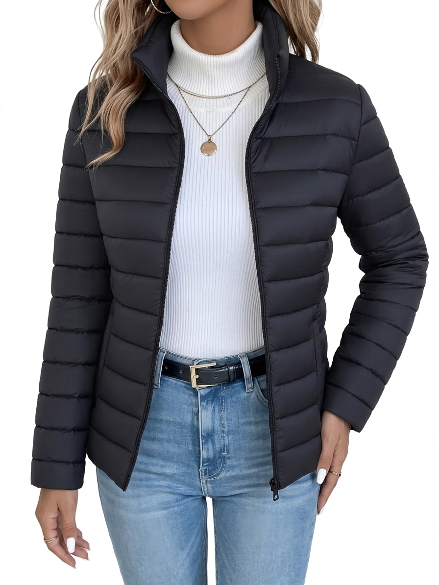 VESTE MATELASSÉE DE PRINTEMPS POUR FEMMES