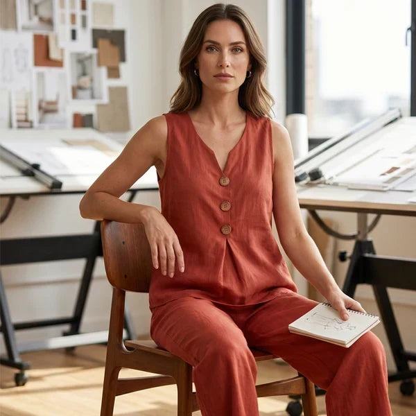 ENSEMBLE PANTALON DÉTENDU POUR FEMMES