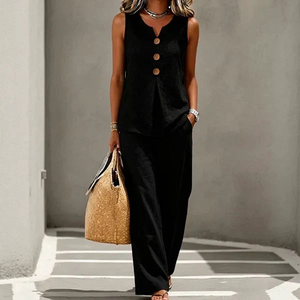 ENSEMBLE PANTALON DÉTENDU POUR FEMMES