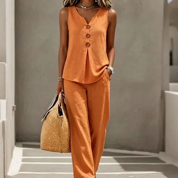 ENSEMBLE PANTALON DÉTENDU POUR FEMMES