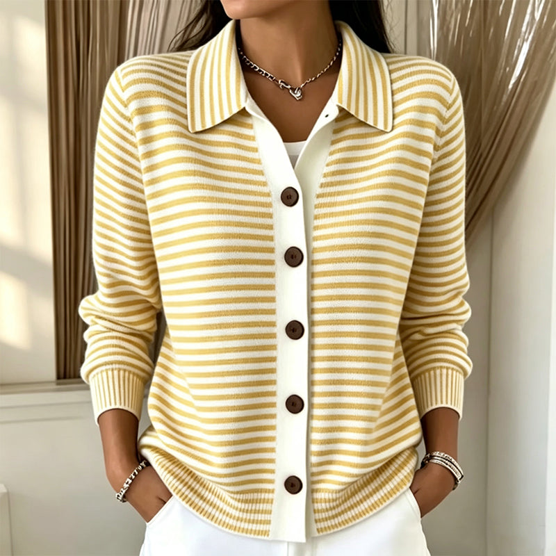 GILET RAYÉ POUR FEMMES