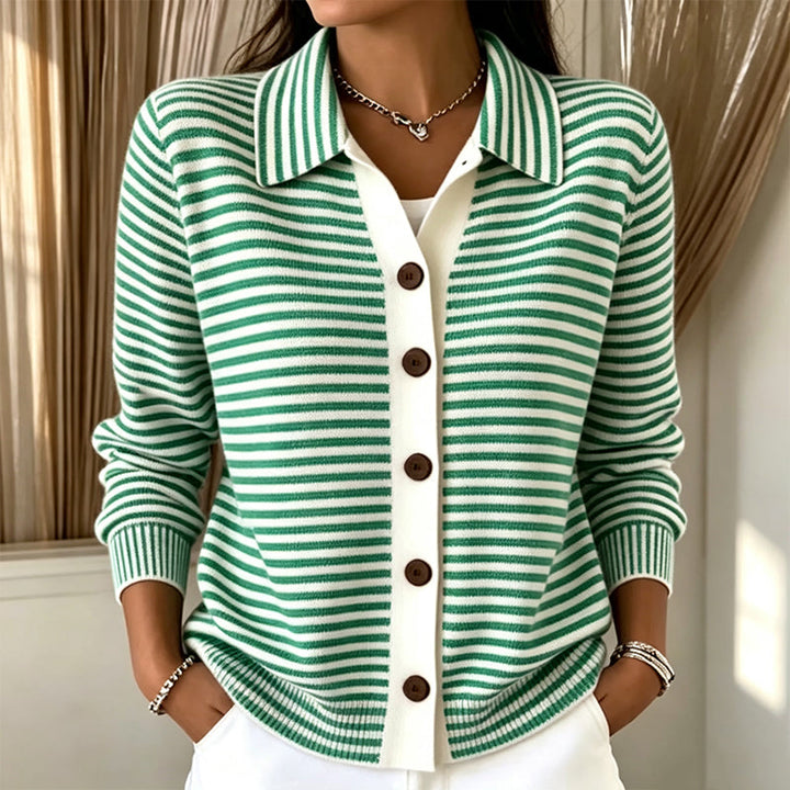 GILET RAYÉ POUR FEMMES