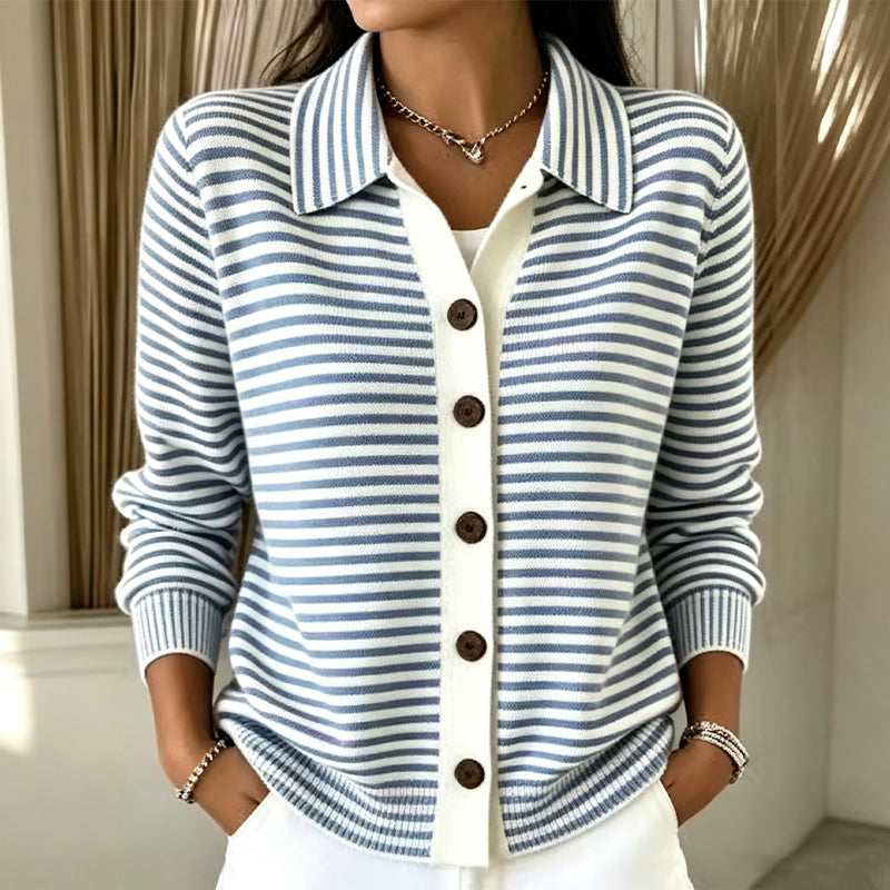 GILET RAYÉ POUR FEMMES