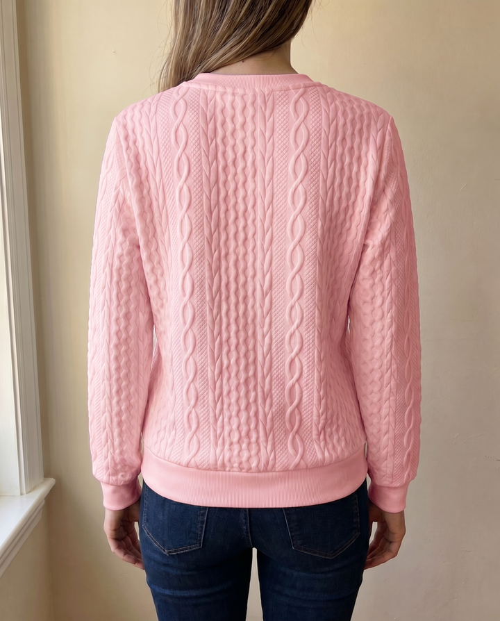 SWEAT TEXTURÉ ZIPPÉ POUR FEMMES